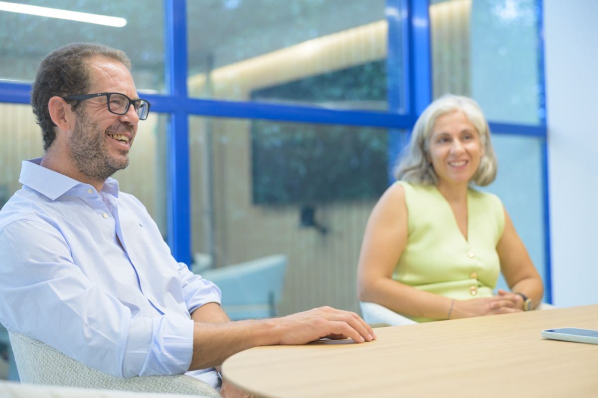 Marisol Quintero, CEO de Highlight Therapeutics y Damià Tormo, fundador de la compañía. - Foto: KIKE TABERNER Marisol Quintero, CEO de Highlight Therapeutics y Damià Tormo, fundador de la compañía.