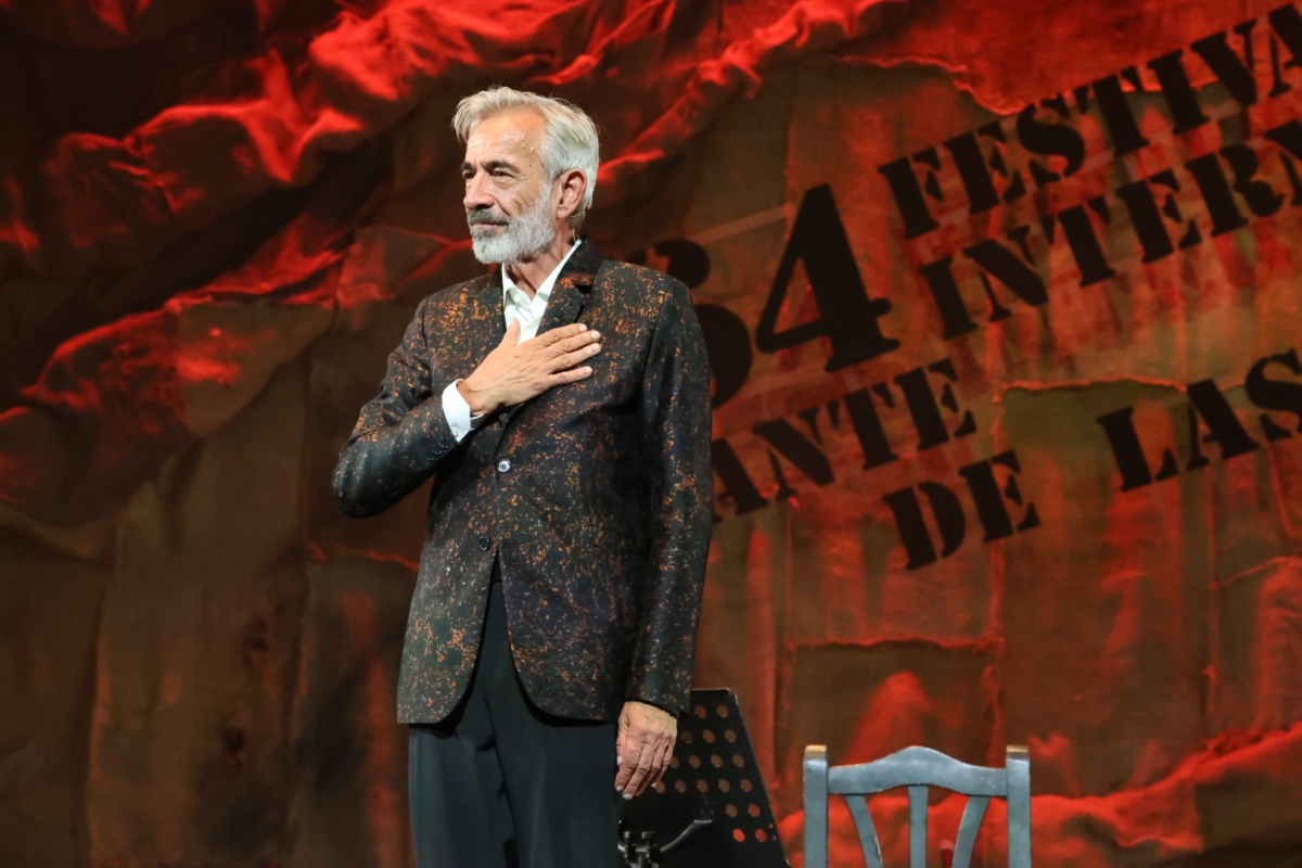 Las historias del flamenco también pueden ser narradas: Imanol Arias ofrece un pregón literario del Cante de las Minas