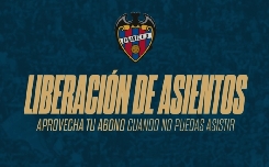El Levante pone en marcha el sistema de liberación de asientos para sus abonados