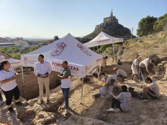 Hallan un gran complejo palaciego en el yacimiento del Palacio de Ibn Mardanís de Monteagudo