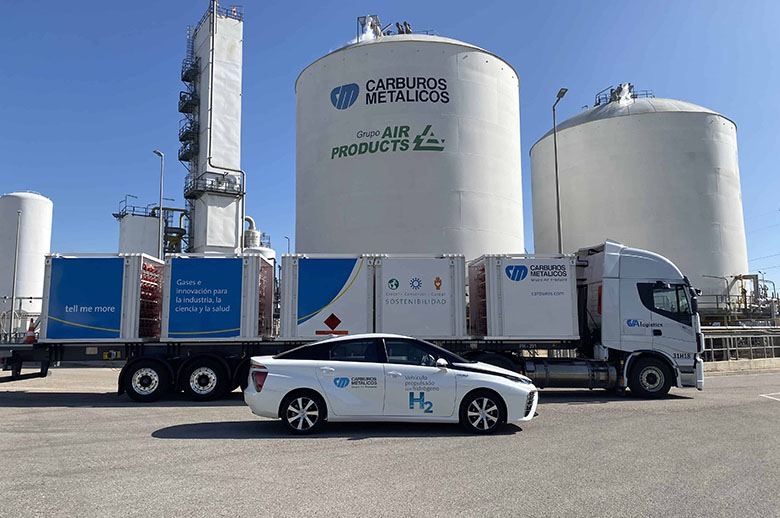 Planta de la gasística Carburos Metálicos en Sagunto.