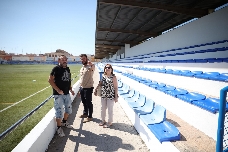 Burriana renueva la imagen de las instalaciones del campo municipal Juan Bautista Planelles