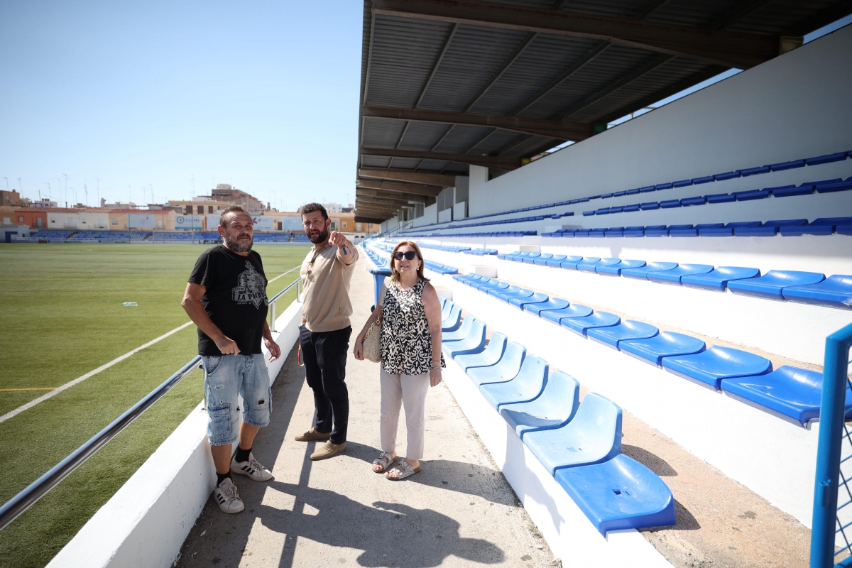 Burriana renueva la imagen de las instalaciones del campo municipal Juan Bautista Planelles
