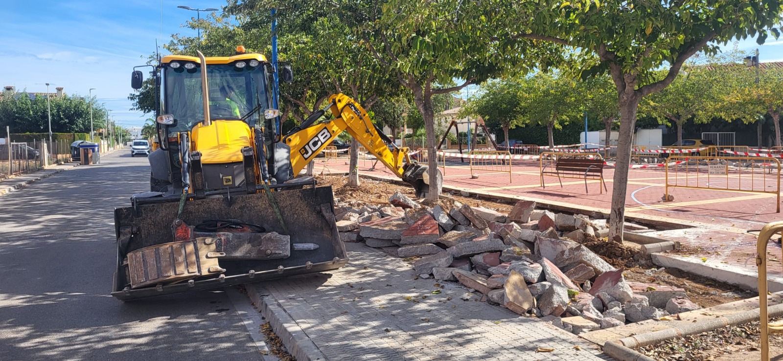 Burriana mejora la accesibilidad de la Plaza de la Diputación tras una inversión de 25.000 euros