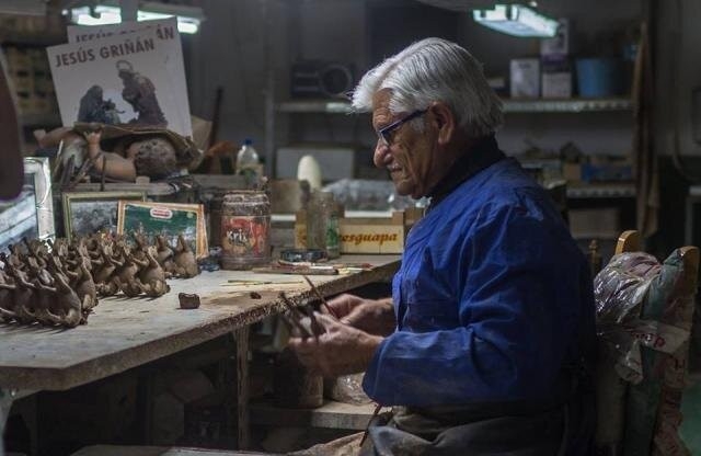 Luto en el belenismo murciano por la muerte del maestro artesano Jesús Griñán