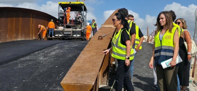 El puente de El Raal de Murcia 'se pone guapo': encara la recta final de las obras