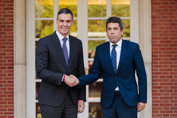 Sánchez toma nota de las peticiones valencianas y Mazón se pone en modo 