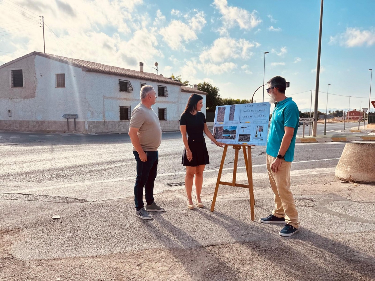 Un carril bici en la antigua carretera de Águilas unirá las pedanías del sur de Lorca con el centro de la ciudad