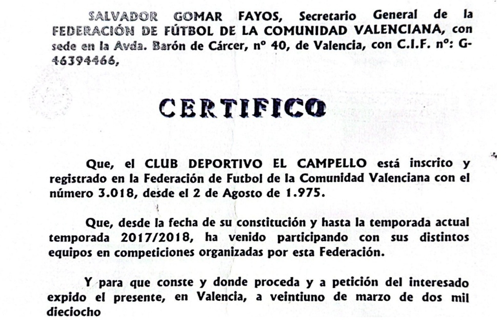 El CD El Campello cumple 50 años - Foto: PLAZA