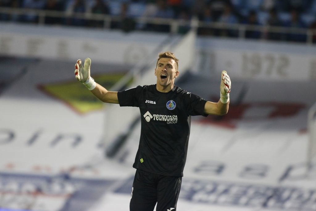 Vicente Guaita en su época como meta del Getafe CF - Foto: PLAZA Vicente Guaita en su época como meta del Getafe CF