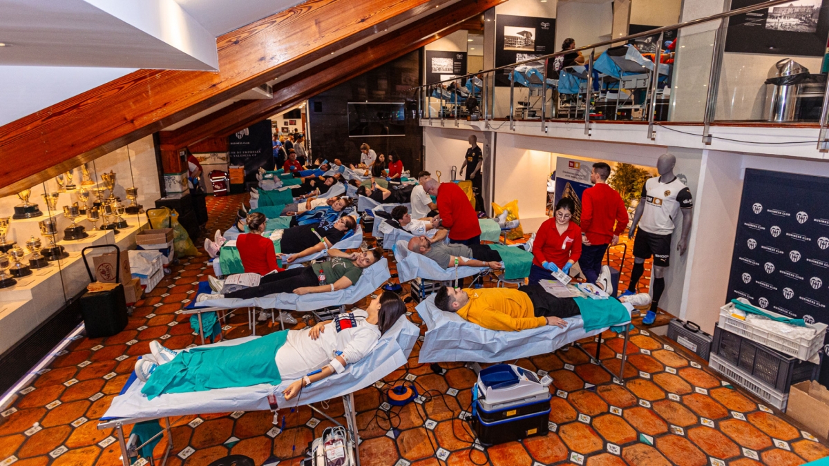 El jueves 7 de agosto, nueva jornada de donación de sangre en el Camp de Mestalla