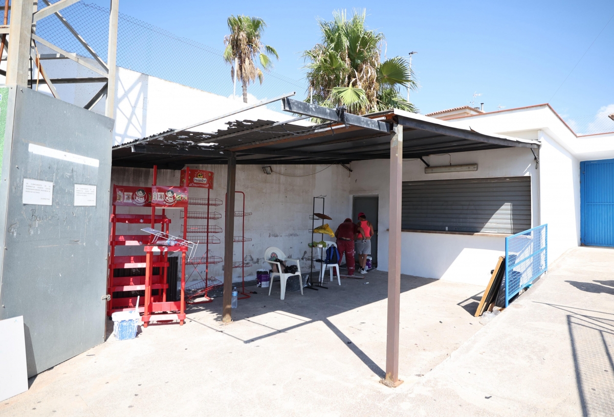 Burriana destina más de 6.000 euros en la renovación de la cantina del campo de fútbol municipal