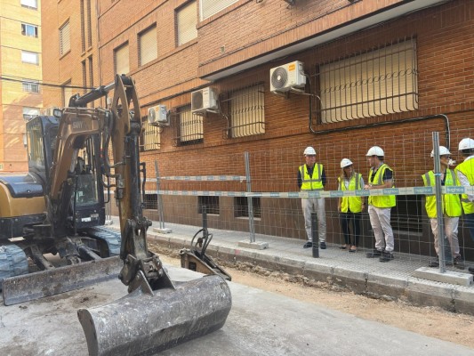 Murcia moderniza Santa María de Gracia con obras en sus redes de agua y saneamiento