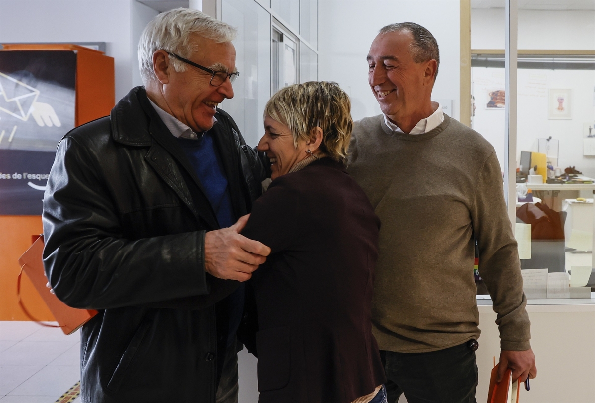 Ribó, Papi Robles y Baldoví, en una imagen de 2023.