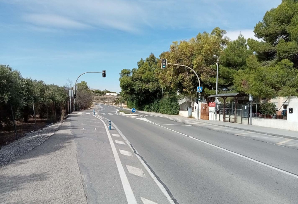 La Diputación licita las obras de la carretera entre San Vicente y La Alcoraya por 317.000 euros