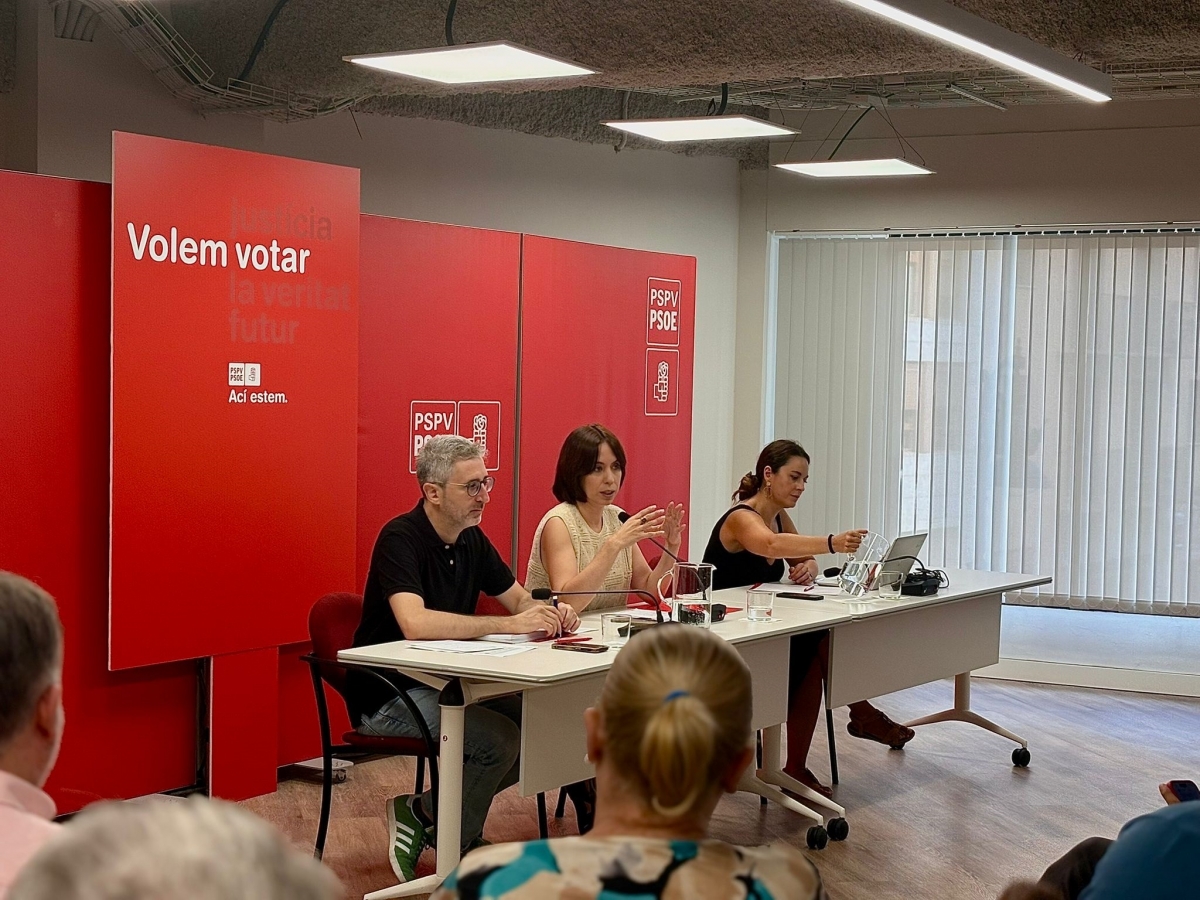 Diana Morant, Arcadi España y Zulima Pérez se reúnen con alcaldes socialistas de la zona Dana