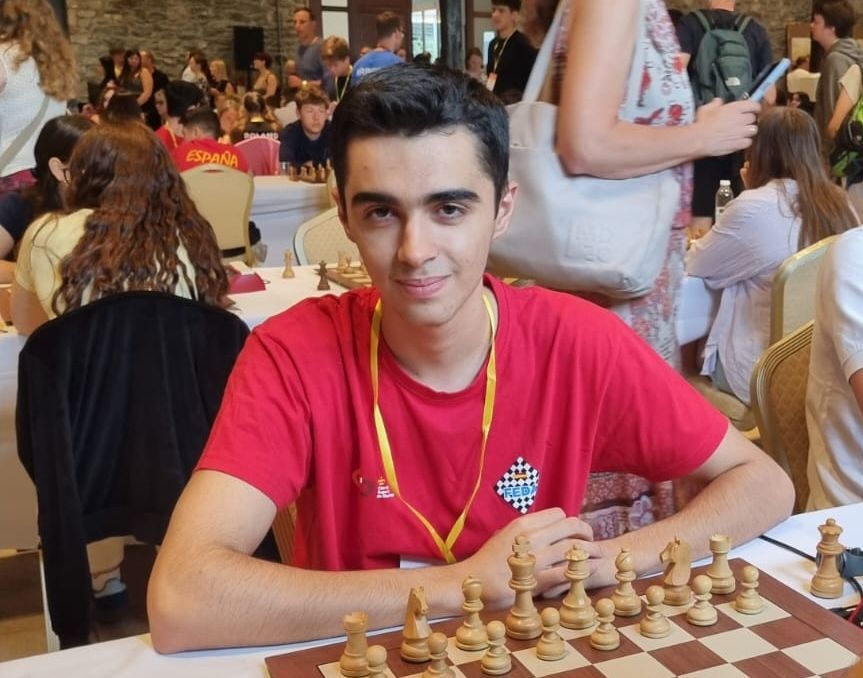 El valenciano Diego Macías (Andreu Paterna), campeón de Europa Sub-18 de Ajedrez Rápido