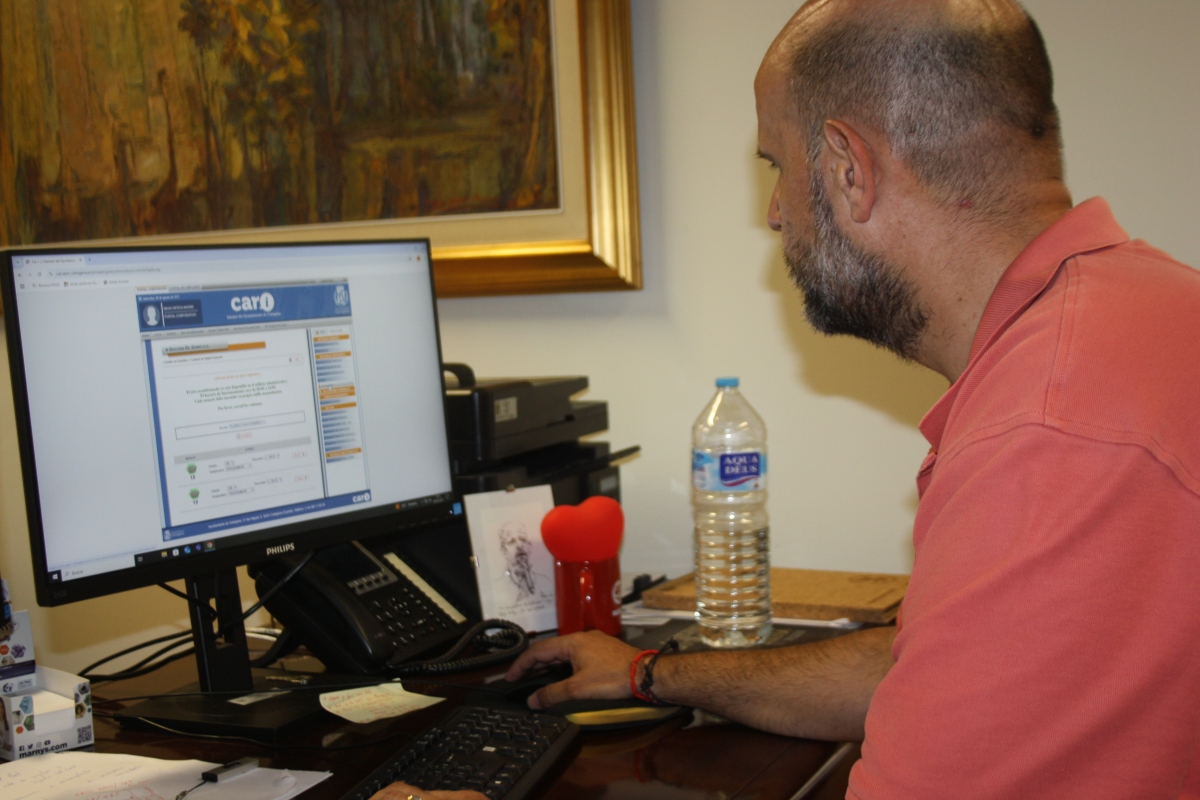 Diego Ortega, concejal de Urbanismo, Infraestructuras y Presidencia de Cartagena