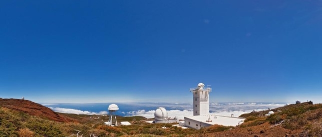 Complejo astronómico Roque de los Muchachos en La Palma. - Foto: IAC Complejo astronómico Roque de los Muchachos en La Palma.