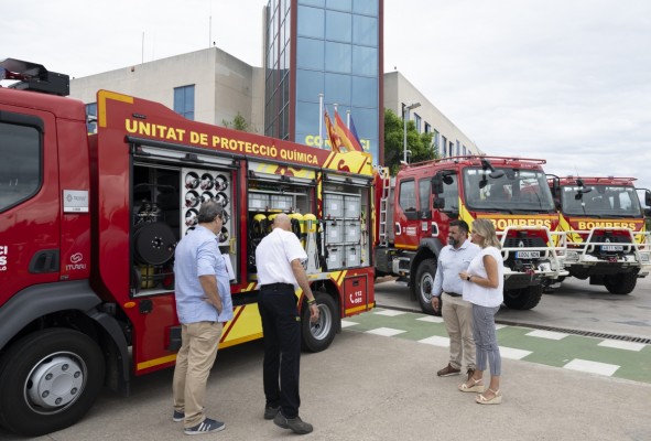 La Diputación destina 3,5 millones en dos años a la compra de 20 vehículos para el Consorcio de Bomberos