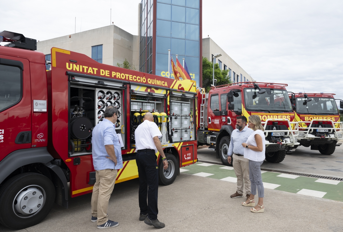 La Diputación destina 3,5 millones en dos años a la compra de 20 vehículos para el Consorcio de Bomberos