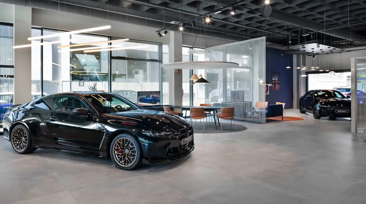 Porcelanosa Grupo colabora en la transformación del nuevo formato de concesionario de BMW