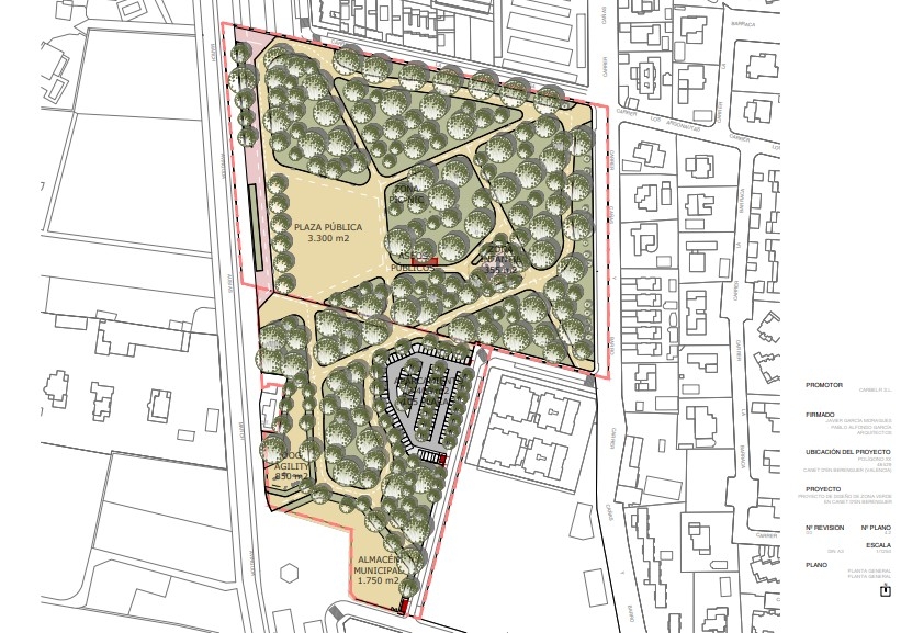 Proyecto urbanístico en el Polígono XX de Canet.