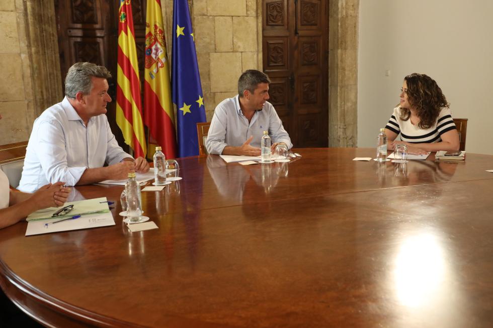 Mazón anuncia la reparación urgente del puente de acceso a Bonaire en Aldaia