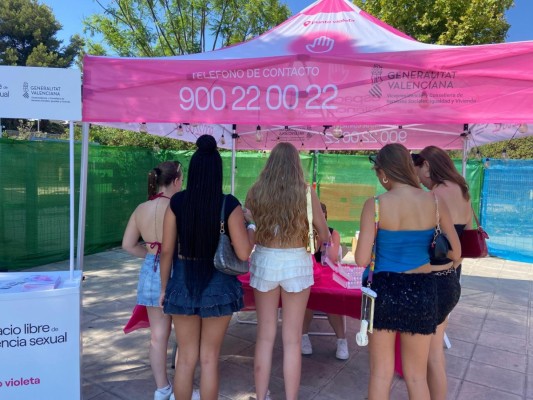 Igualdad instala Puntos Violeta en el Medusa Festival de Cullera 