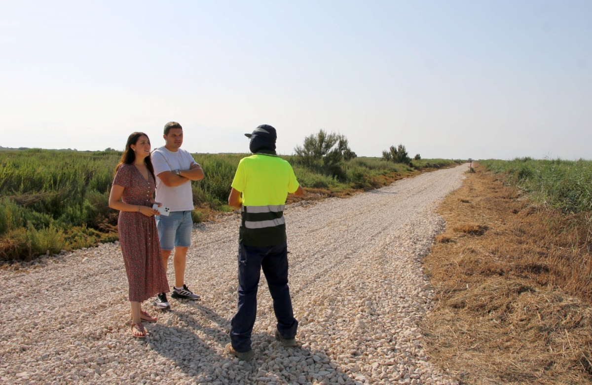 La Generalitat adecua el Camí del Trenc de Torreblanca, de 1,5 km, en el parque de El Prat