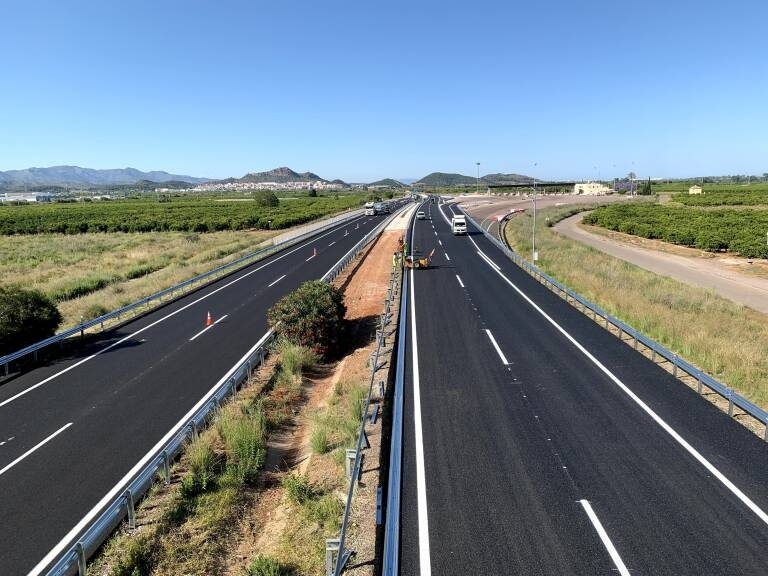 Un accidente en la AP-7 en Oropesa causa 3,5 km de retención