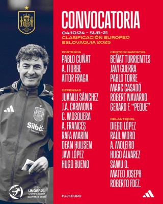 Diego López, Mosquera y Javi Guerra, citados con 'La Rojita'