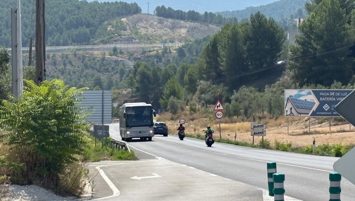 Parte del tramo del acceso sur en el que se actuará. - 