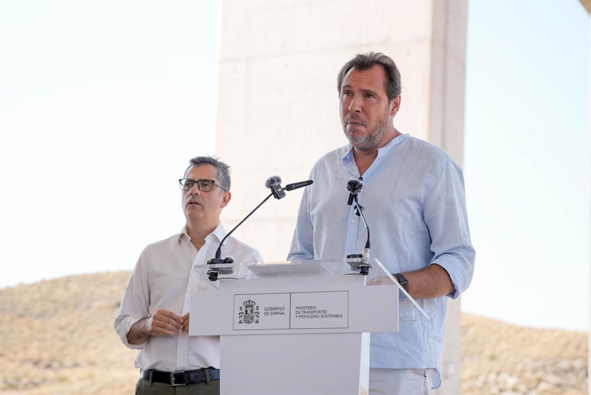 Óscar Puente confirma que el Corredor Mediterráneo conectará la Región de Murcia con la frontera francesa en 2027