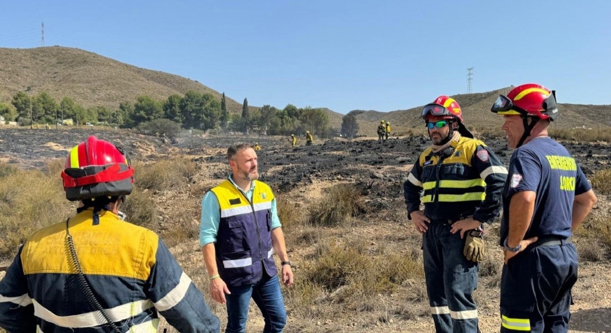 Lorca refuerza la prevención de incendios ante el aumento de temperaturas este fin de semana