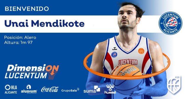 El HLA Alicante refuerza su juego exterior con el alero Unai Mendikote