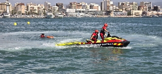 Castelló refuerza el dispositivo de seguridad de sus playas con motivo del Rototom Sunbeach