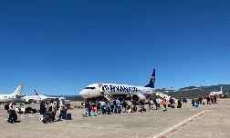 El aeropuerto de Castellón incrementa su actividad comercial con 1.264 vuelos regulares desde enero