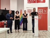 Falomir destaca las conquistas sociales del Gobierno del PSOE y reivindica dos años más 