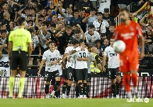 Las notas del Valencia CF 1-1 Real Sociedad: Dani Raba ya marca diferencias