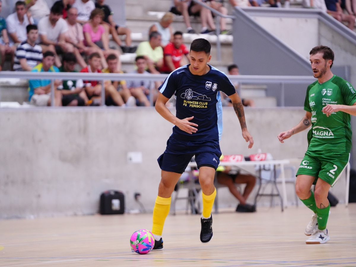 El Servigroup Peñíscola FS se impone a Osasuna en el segundo test de pretemporada (1-2)