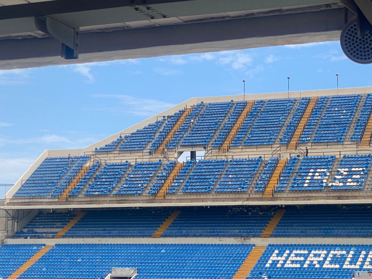 El estado del estadio Rico Pérez es deplorable - Foto: PLAZA El estado del estadio Rico Pérez es deplorable