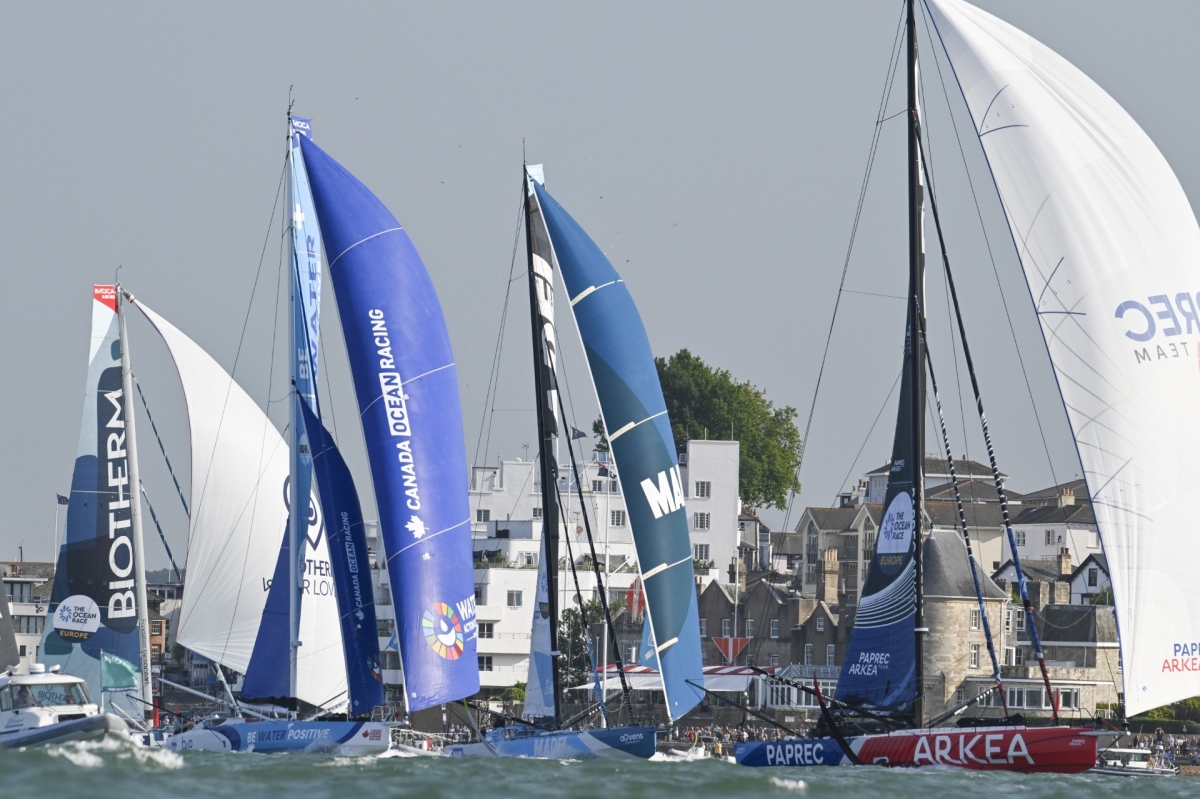 La flota de The Ocean Race Europe parte desde Portsmouth rumbo a Cartagena