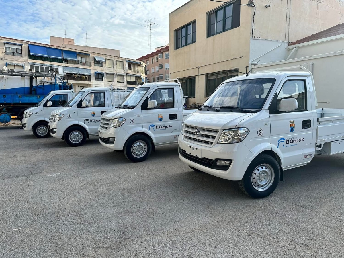 El Campello invierte 405.000 euros en la compra de 13 vehículos para diferentes servicios