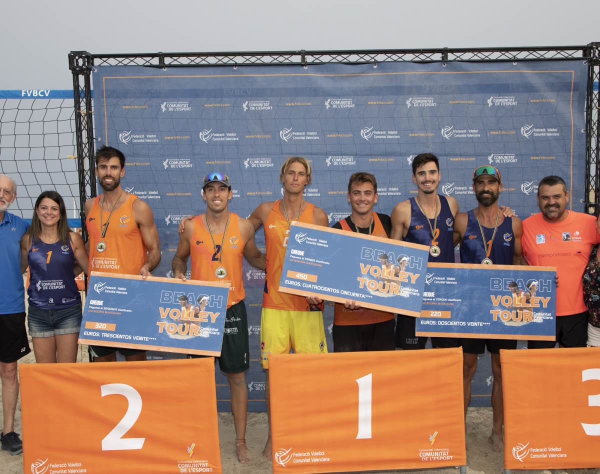 Doble triunfo foráneo en Finestrat en la gran final del Beach Volley Tour Comunitat Valenciana