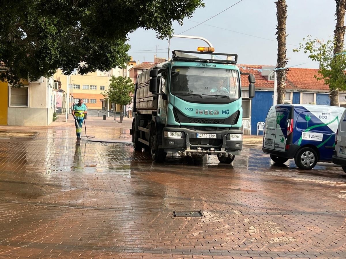 Murcia da el primer paso de su Plan Integral de Limpieza en Espinardo