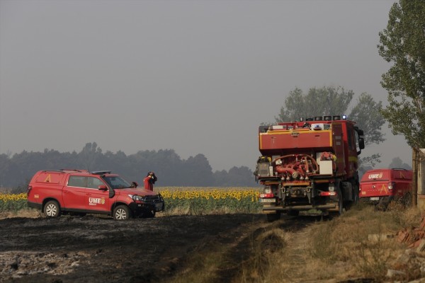 La Comunitat Valenciana envía más de 130 efectivos y una decena de autobombas a los incendios de Castilla y León