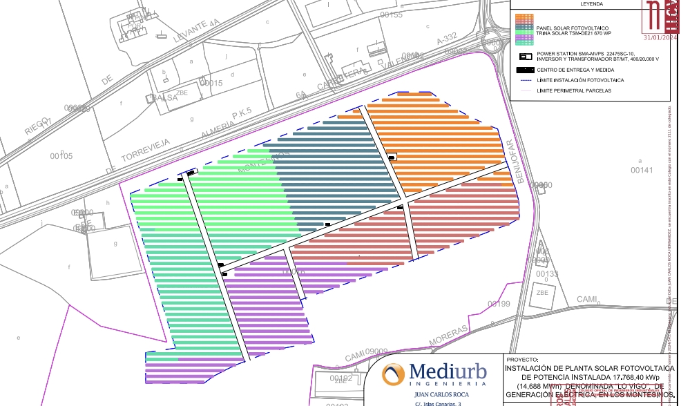 TM obtiene autorización para otra planta solar, en Los Montesinos, con una potencia de 14,6 MW