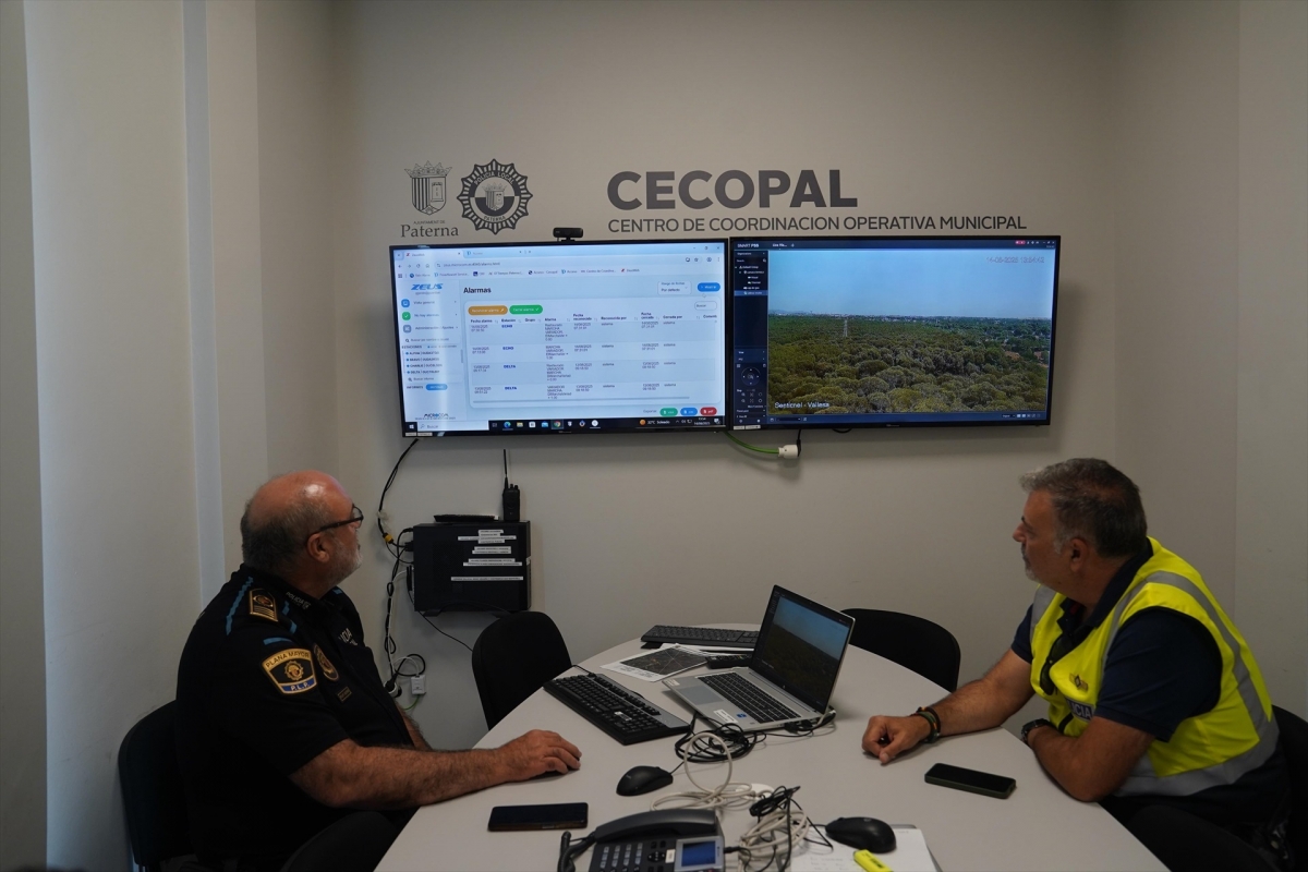 Cerca de 60 sensores de humo y una cámara térmica blindan la protección de La Vallesa ante riesgo de incendios