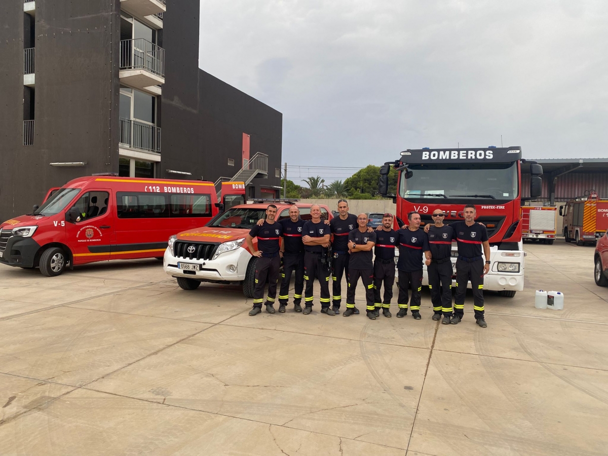 Diputación y Alicante se suman al contingente de ayuda contra los incendios de Castilla y León